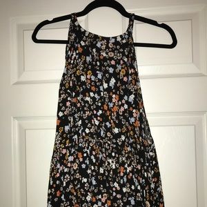 NEW Black Floral Print Springtime Hi-Low Dress 💕